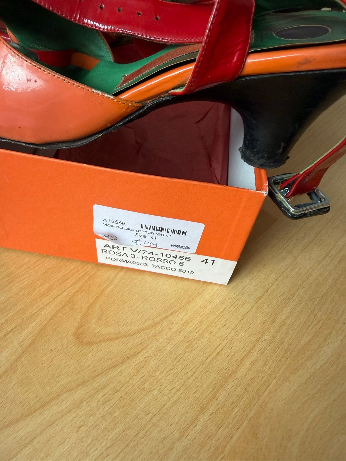 Hesther van Eeghen Maxima design schoenen, Ophalen of Verzenden, Gedragen, Rood, Schoenen met hoge hakken