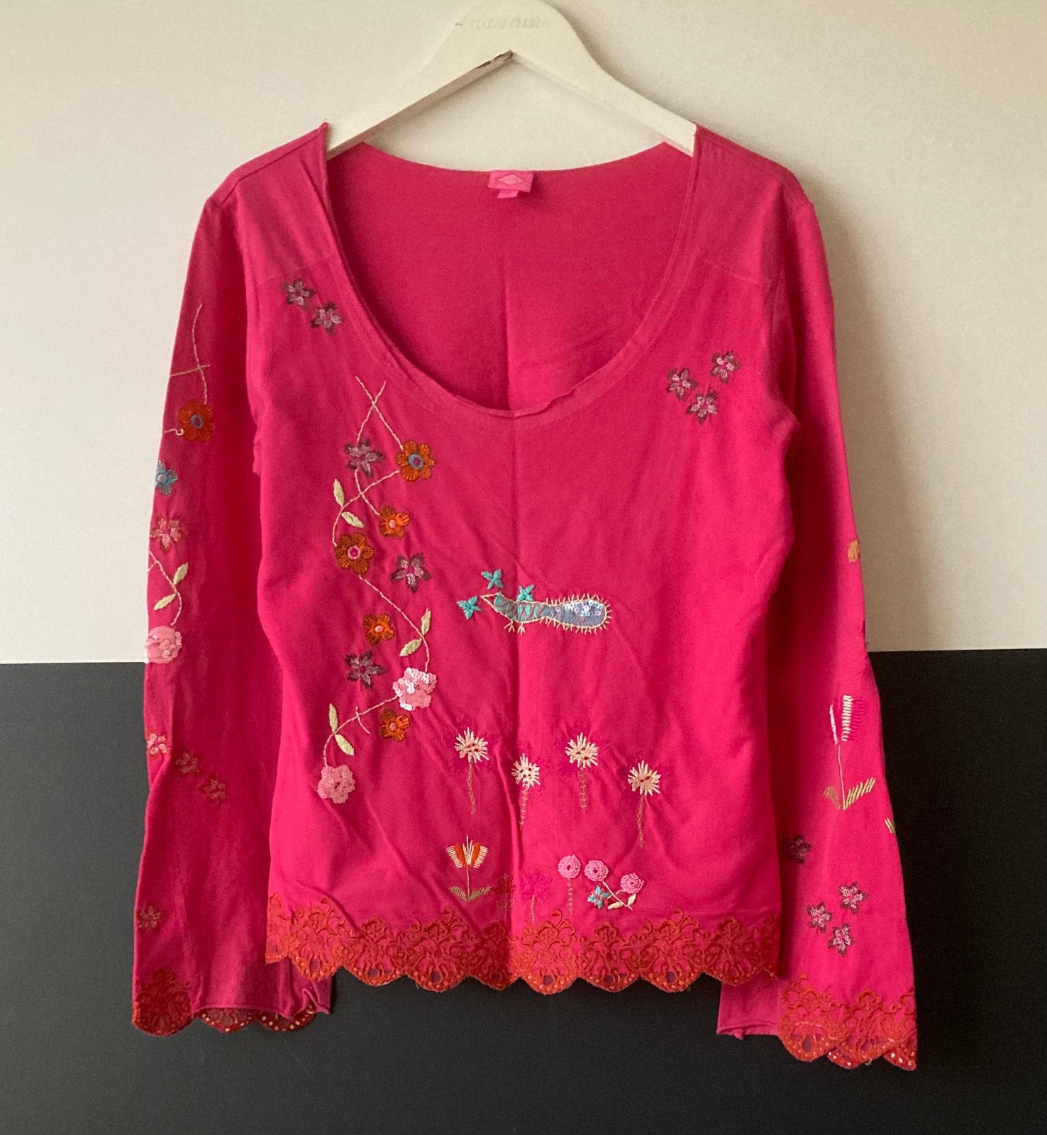 Dames T-Shirt OILILY (L), Ophalen of Verzenden, Zo goed als nieuw, Korte mouw
