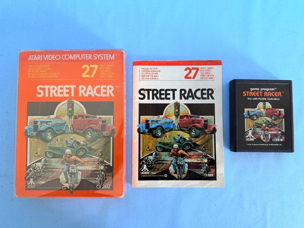 Street Racer (Atari 2600), Spelcomputers en Games, Gebruikt, 1 speler, Racen en Vliegen, Ophalen of Verzenden