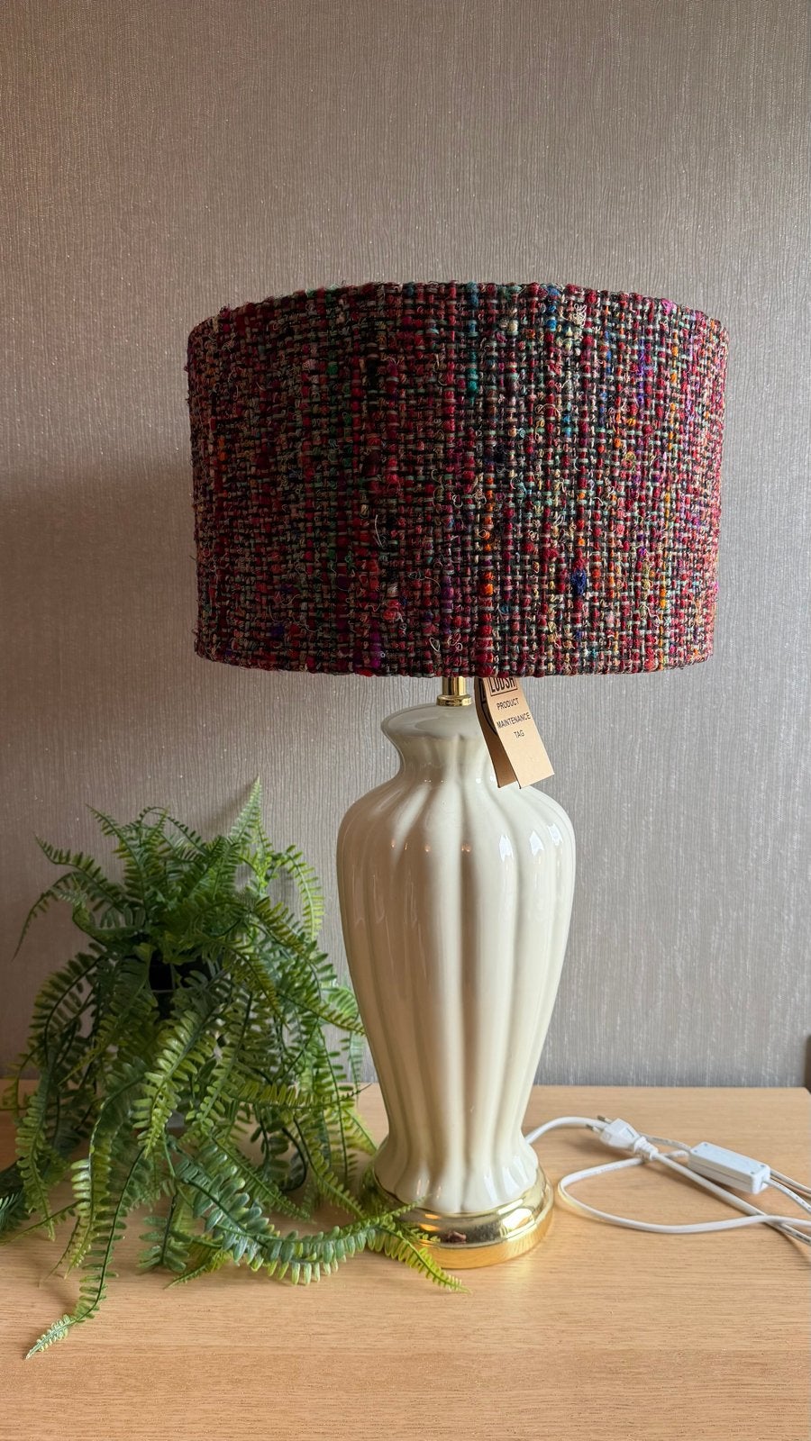 Unieke LODSH Lampenkap - Handgemaakt en Kleurrijk, 25 tot 50 cm, Rond, Nieuw, Ophalen of Verzenden