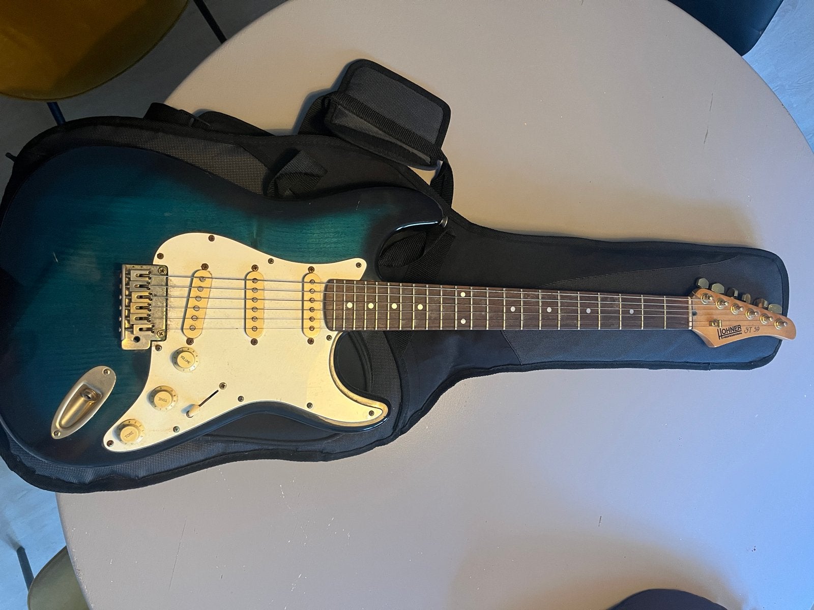 Hohner Professional ST 59 elektrische gitaar, Ophalen, Gebruikt, Solid body, Overige merken