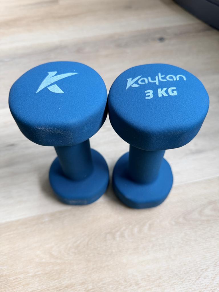 Dumbells 2x 3kg, Ophalen, Zo goed als nieuw, Dumbbell