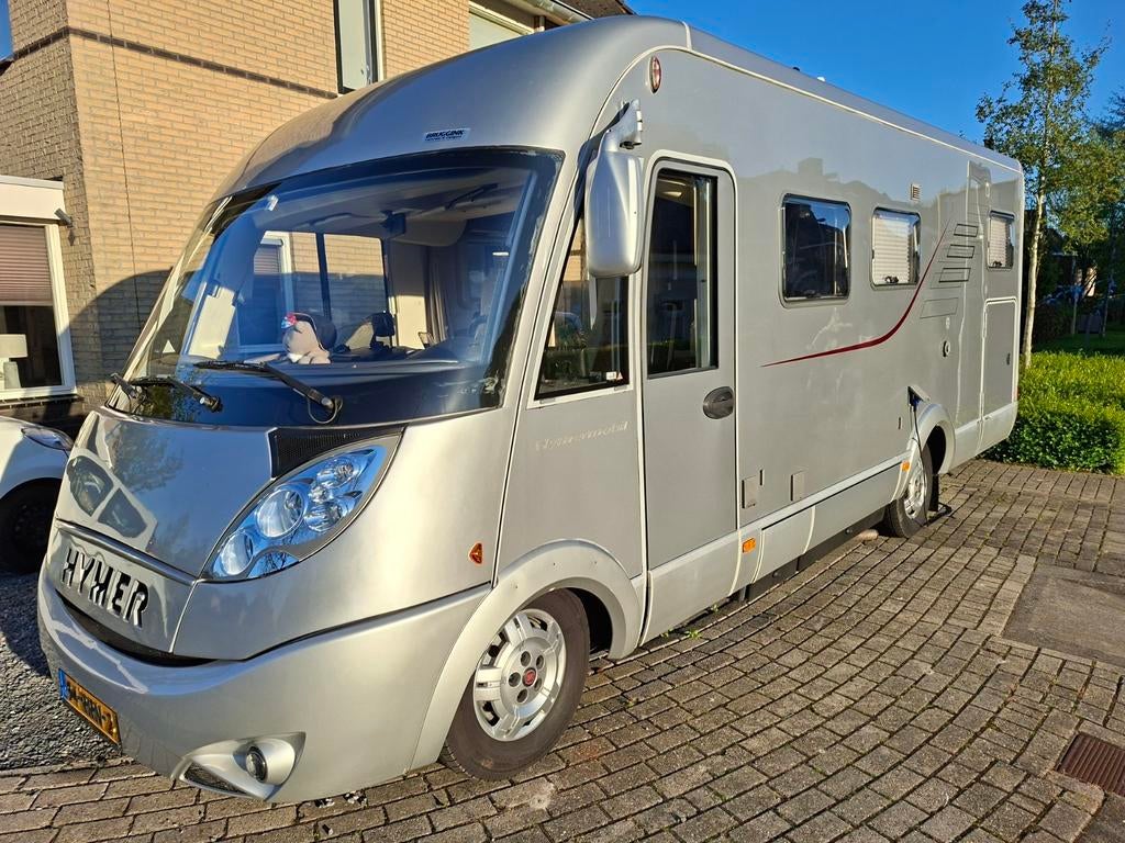 Hymer B694 SL 160PK 83.700km+leer 2x airco 5gordels, Integraal, Afzuigkap, Fiat, 7 tot 8 meter