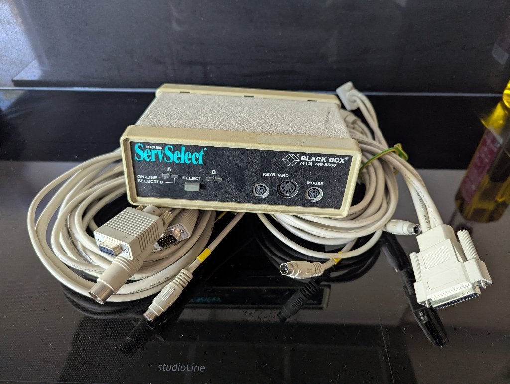 KVM switch, Ophalen, Gebruikt