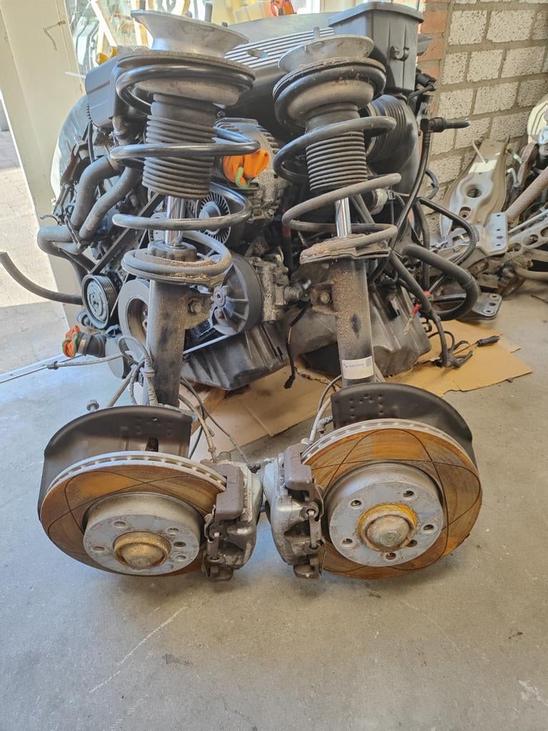 BMW E46 veerpoot links rechts fusee zgan Sachs schokdemper, Ophalen of Verzenden, Nieuw, BMW
