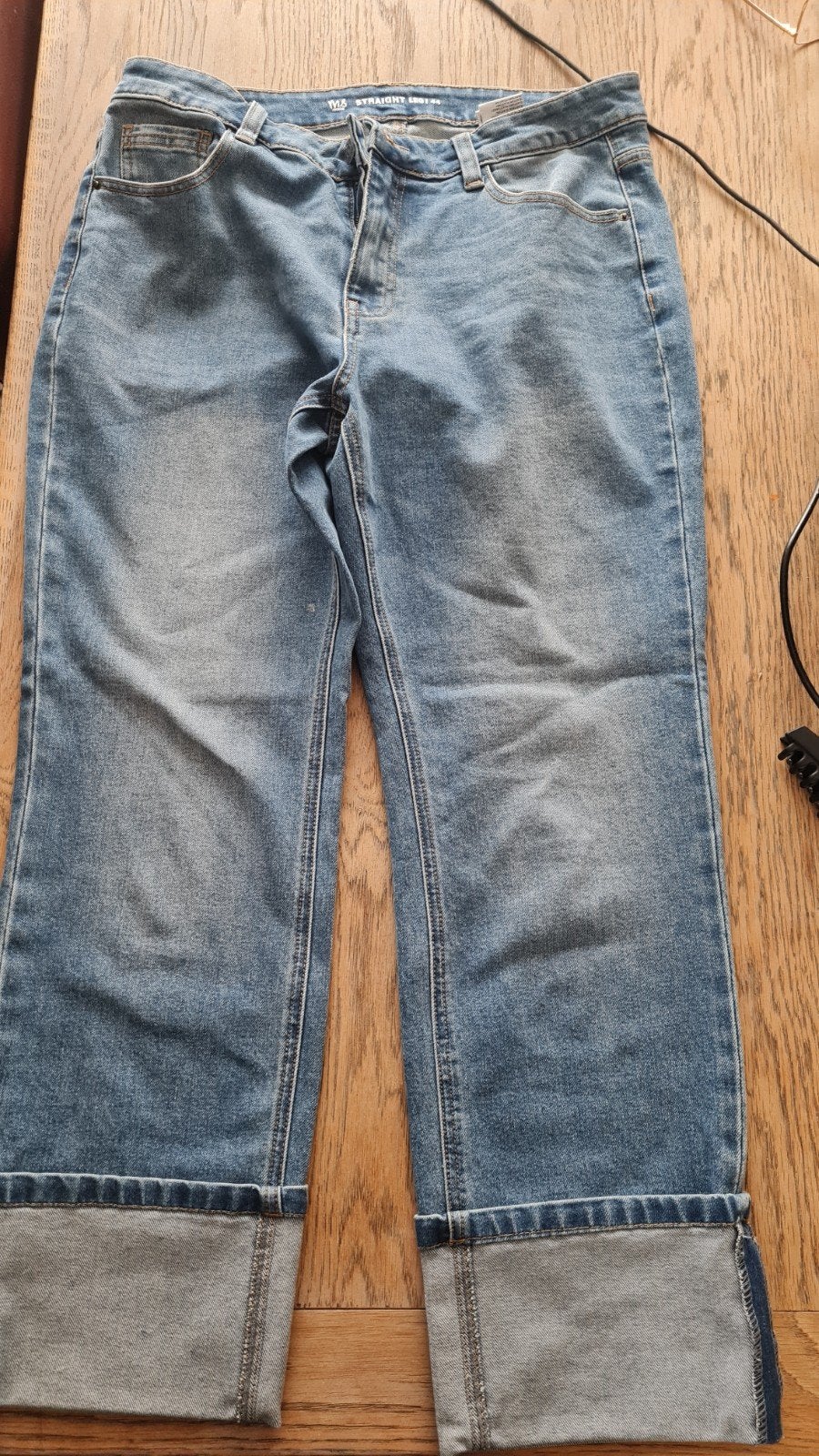 MS Mode Straight Leg Jeans Maat 44, Kleding | Dames, Spijkerbroeken en Jeans, Blauw, Ophalen of Verzenden, MS Mode, W33 - W36 (confectie 42/44)