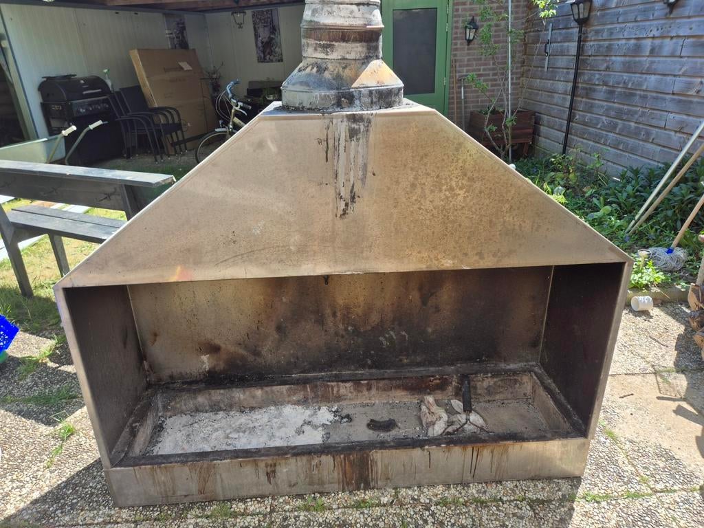Restaurant Houtskool BBQ RVS - Professionele Kwaliteit, Ophalen of Verzenden