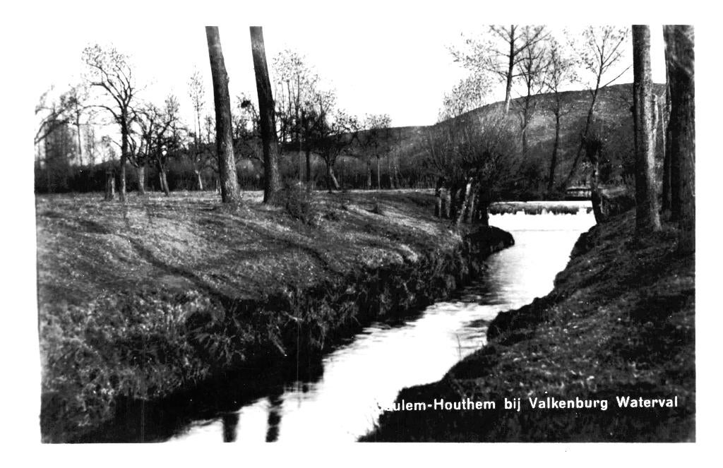 939531 Geulhem Houthem bij Valkenburg jr 50 Waterval, Verzamelen, Ansichtkaarten | Nederland, Ophalen of Verzenden, 1940 tot 1960