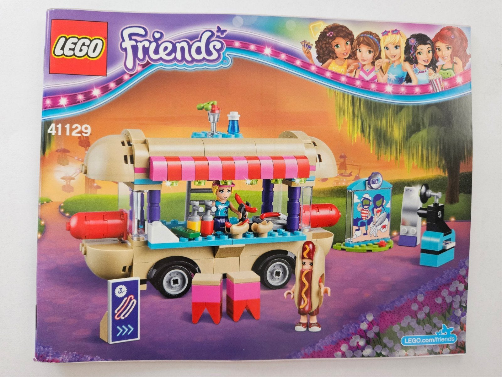 Lego Friends 41129 Hotdog wagen, Lego, Friends, Ophalen of Verzenden, Zo goed als nieuw
