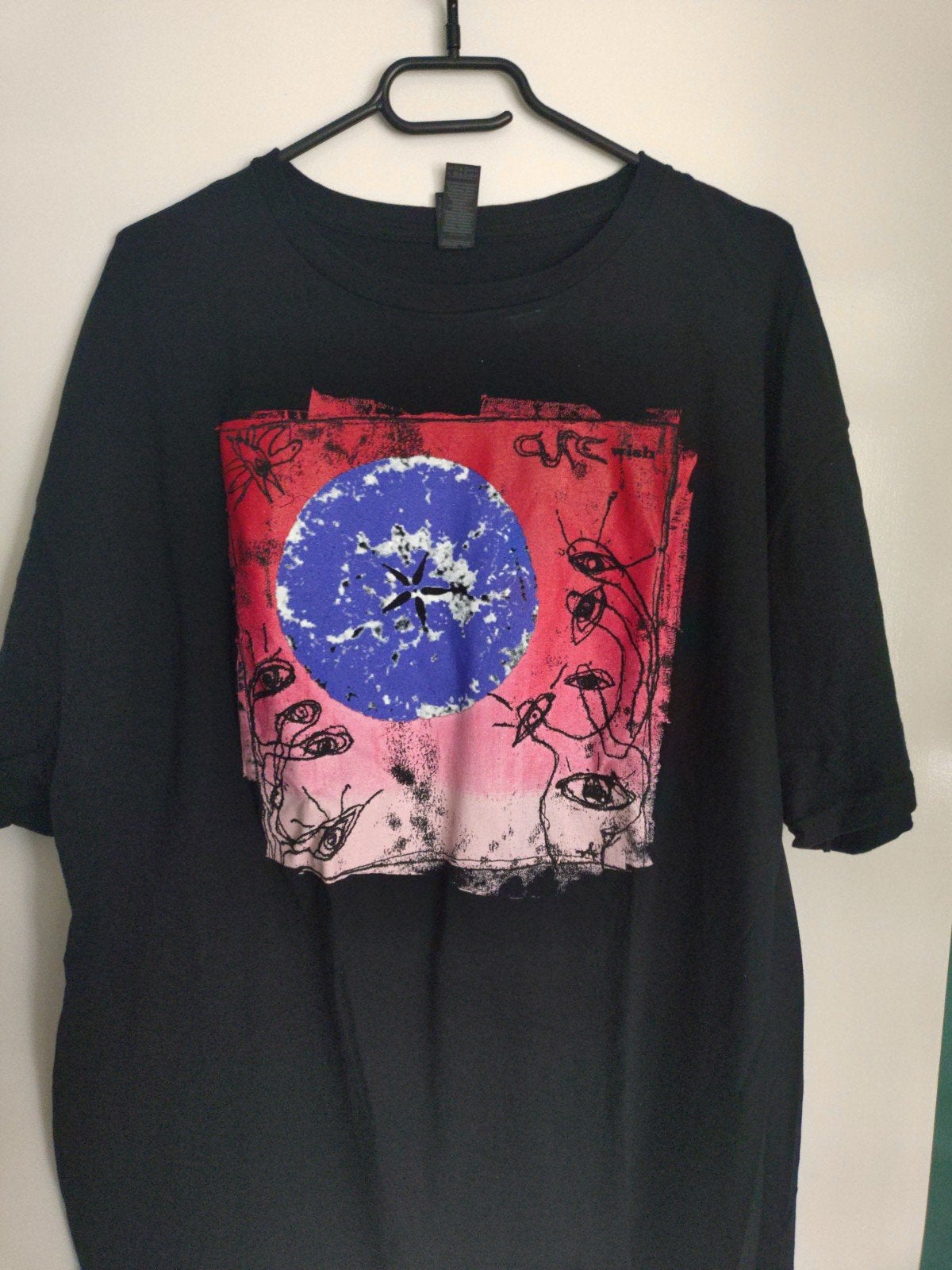 The Cure Wish T-shirt Zwart Maat 2XL, Kleding | Heren, Zwart, Nieuw, Overige maten, Ophalen of Verzenden