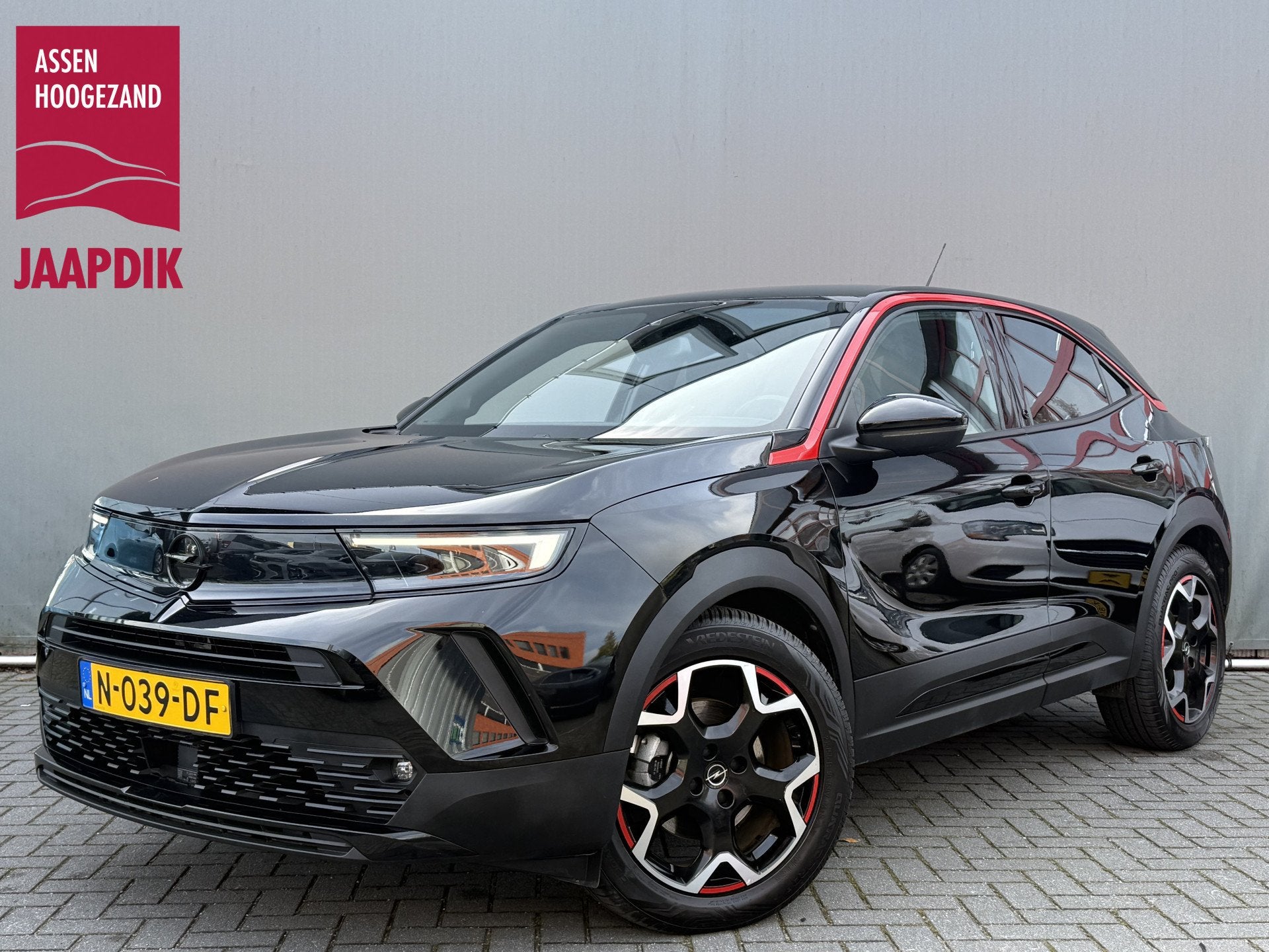 Opel Mokka-e BWJ 2021 GS Line 50-kWh 11kw bl. ADAPTIVE CRUIS, Auto's, Zwart, Origineel Nederlands, Adaptive Cruise Control, 405 min
