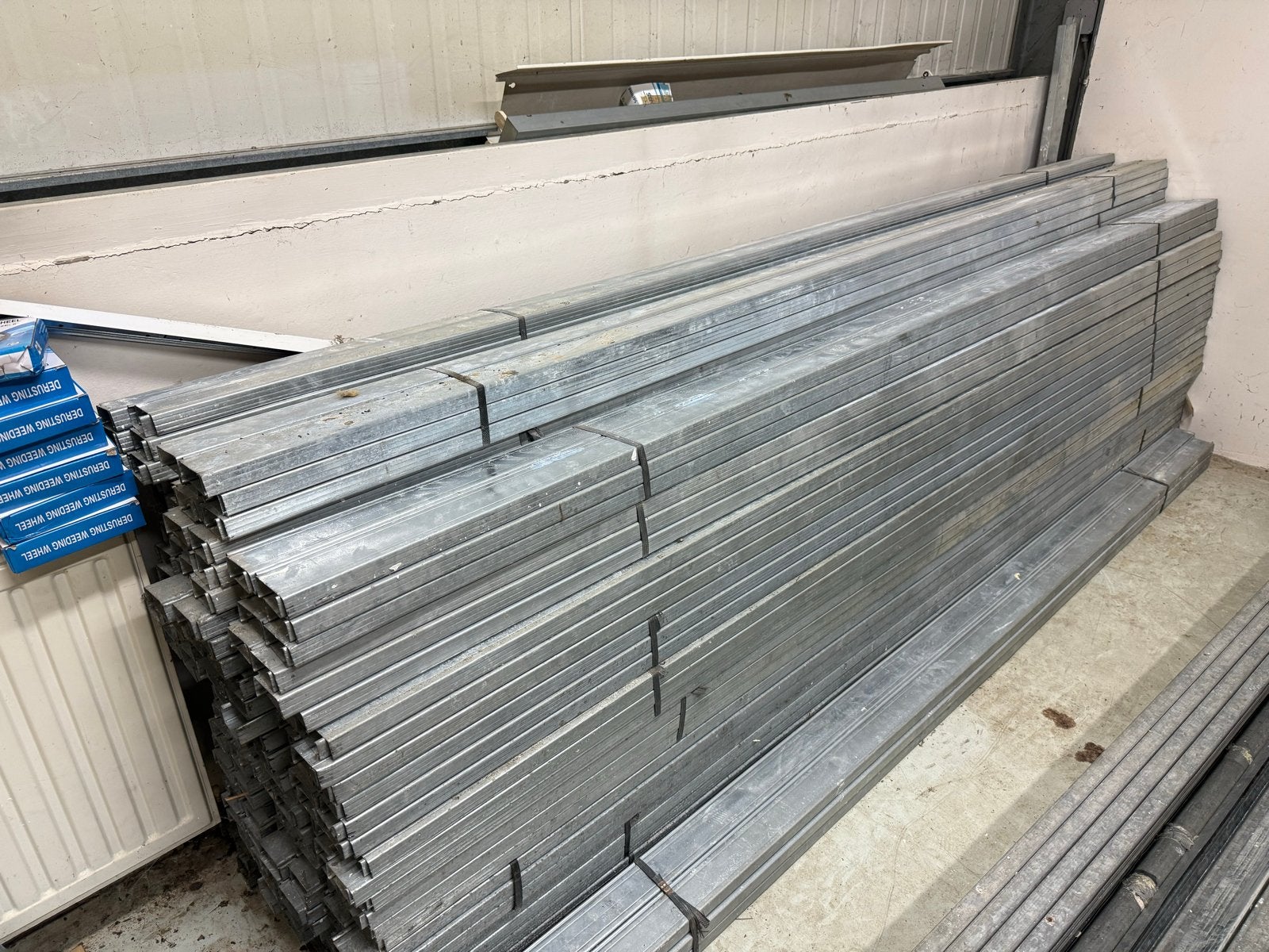 Verzinkte C-profielen 60x65x3000 mm - partij, Doe-het-zelf en Verbouw, Metalen, Ophalen, Zo goed als nieuw