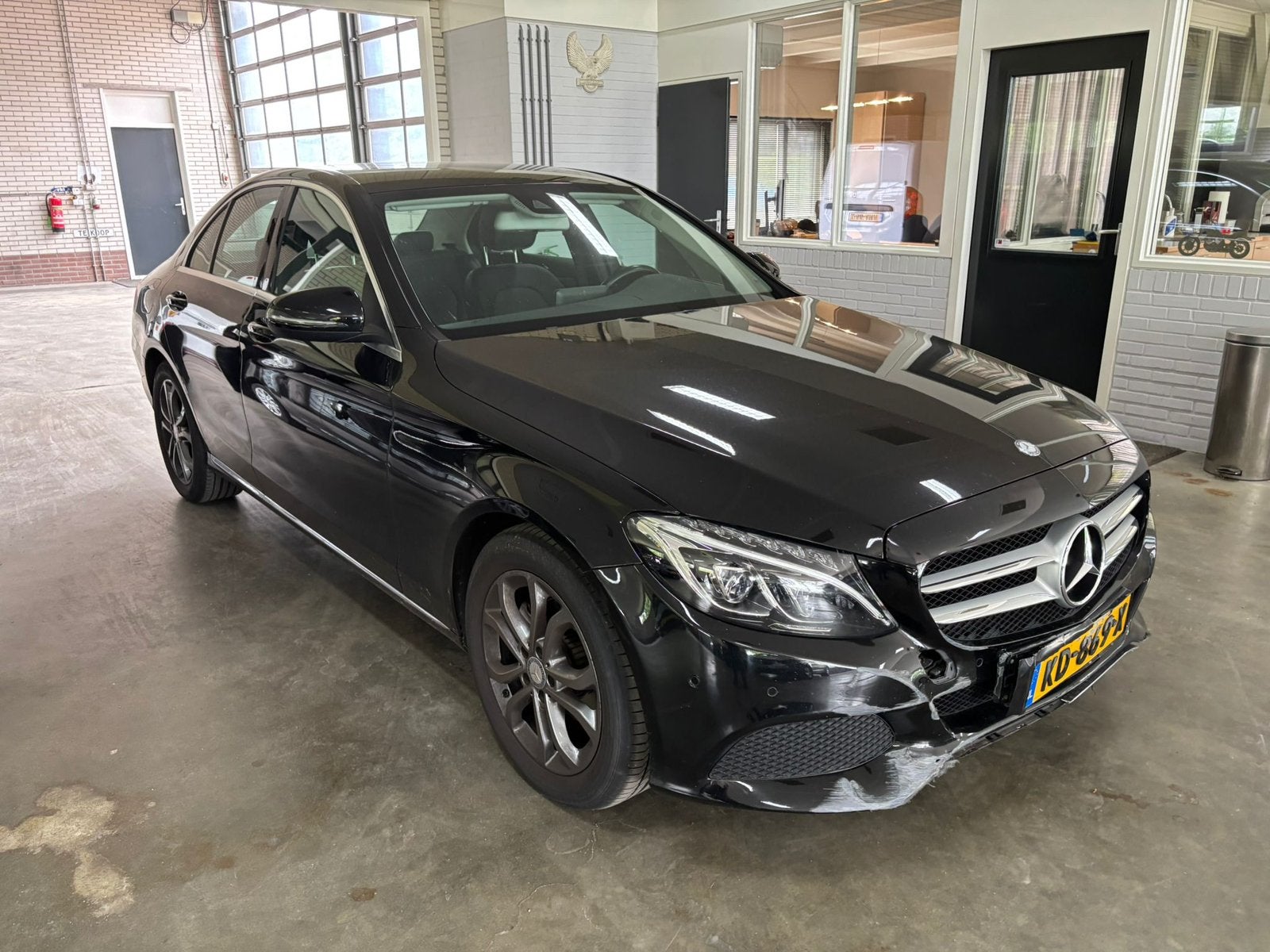C180 Aut7 F1 Multi Beam Ambient leder Parktronic Cam NAP ✅, Auto's, Mercedes-Benz, Automaat, 1800 kg, Zwart, Leder en Stof