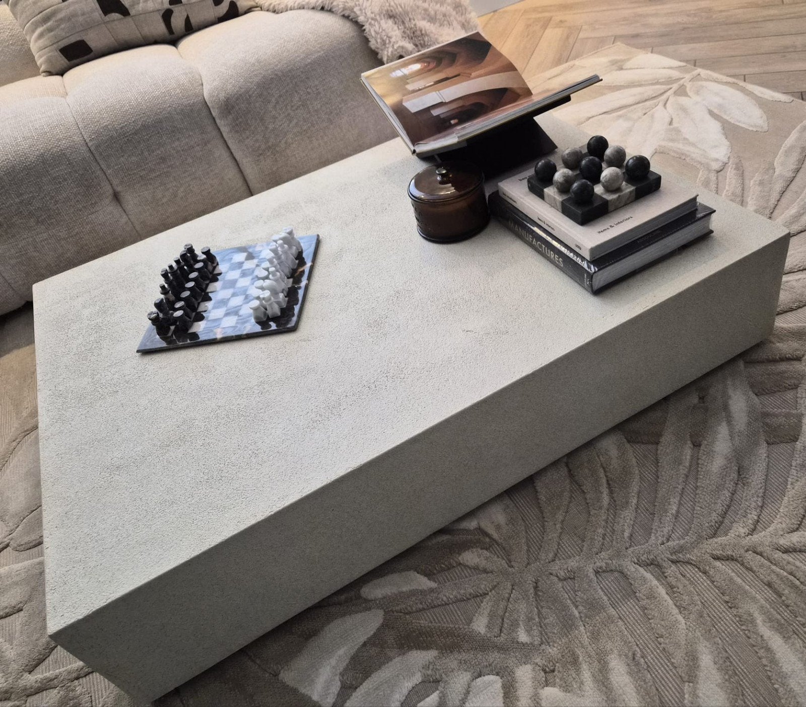 Ethnicraft Japandi modern blok salontafel