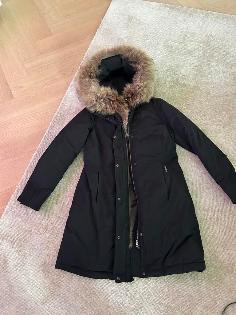 Woolrich Arctic Parka, Ophalen of Verzenden, Zo goed als nieuw, Maat 38/40 (M), Zwart