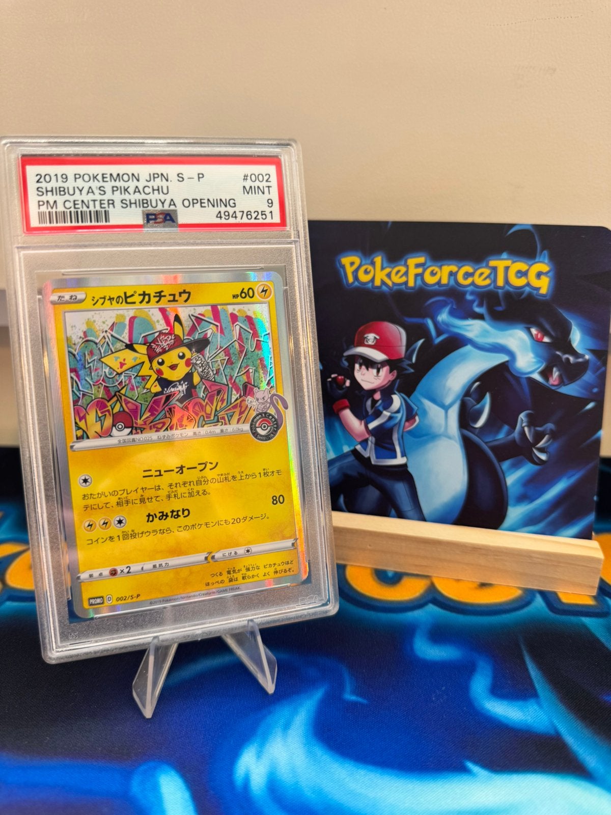 Pokémon | Shibuya’s Pikachu | PSA 9 | 2019! | 002/S-P, Ophalen of Verzenden, Zo goed als nieuw