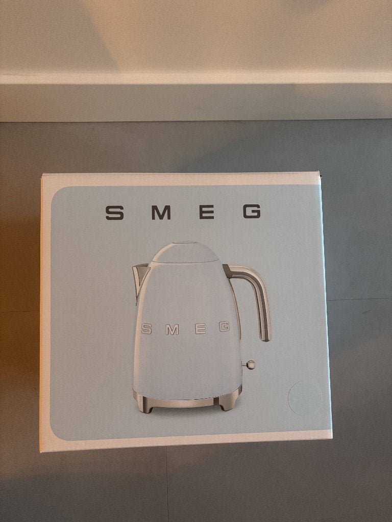 Smeg waterkoker blauw, 1 tot 2 liter, Ophalen of Verzenden, Nieuw