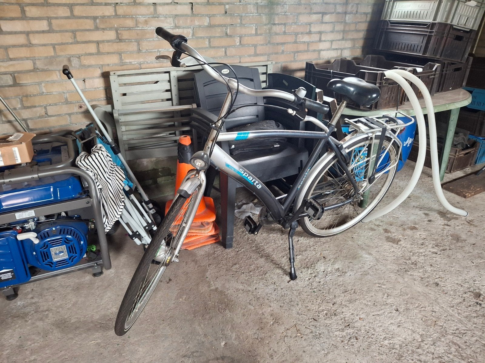 fiets voor de handige man, Ophalen, Gebruikt