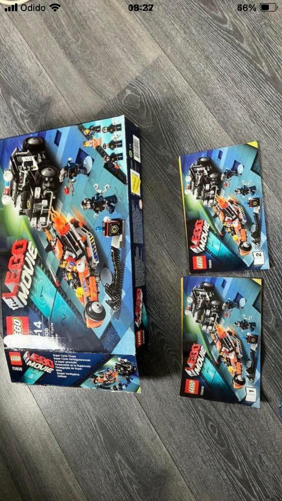 Lego movie set super cycley chase 70808, Ophalen of Verzenden, Zo goed als nieuw