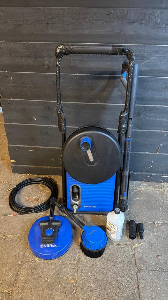 Nilfisk Excellent 170 PAD hogedrukreiniger incl accessoires, Ophalen, Gebruikt