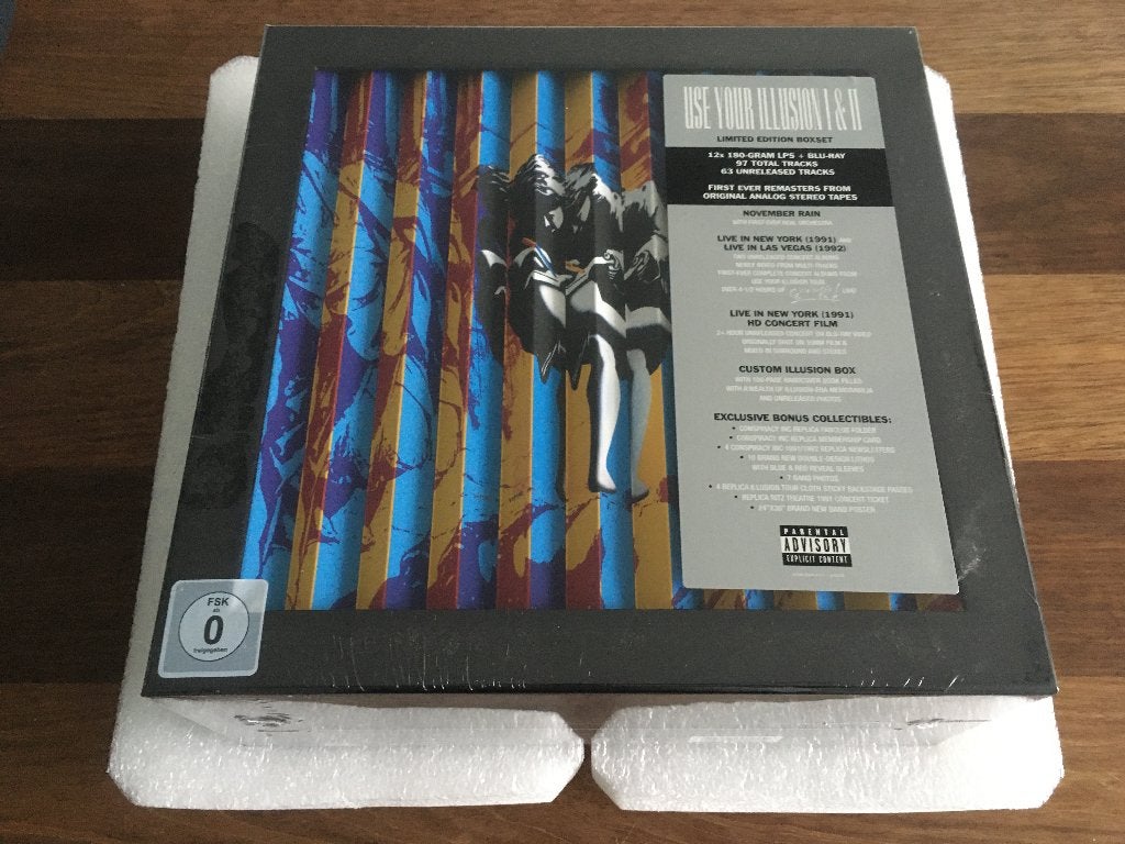 Vinyl 12LP+BRDvd Guns N Roses Use Your Illusion I & II NIEUW, Boxset, Ophalen of Verzenden, Geseald, 12 inch