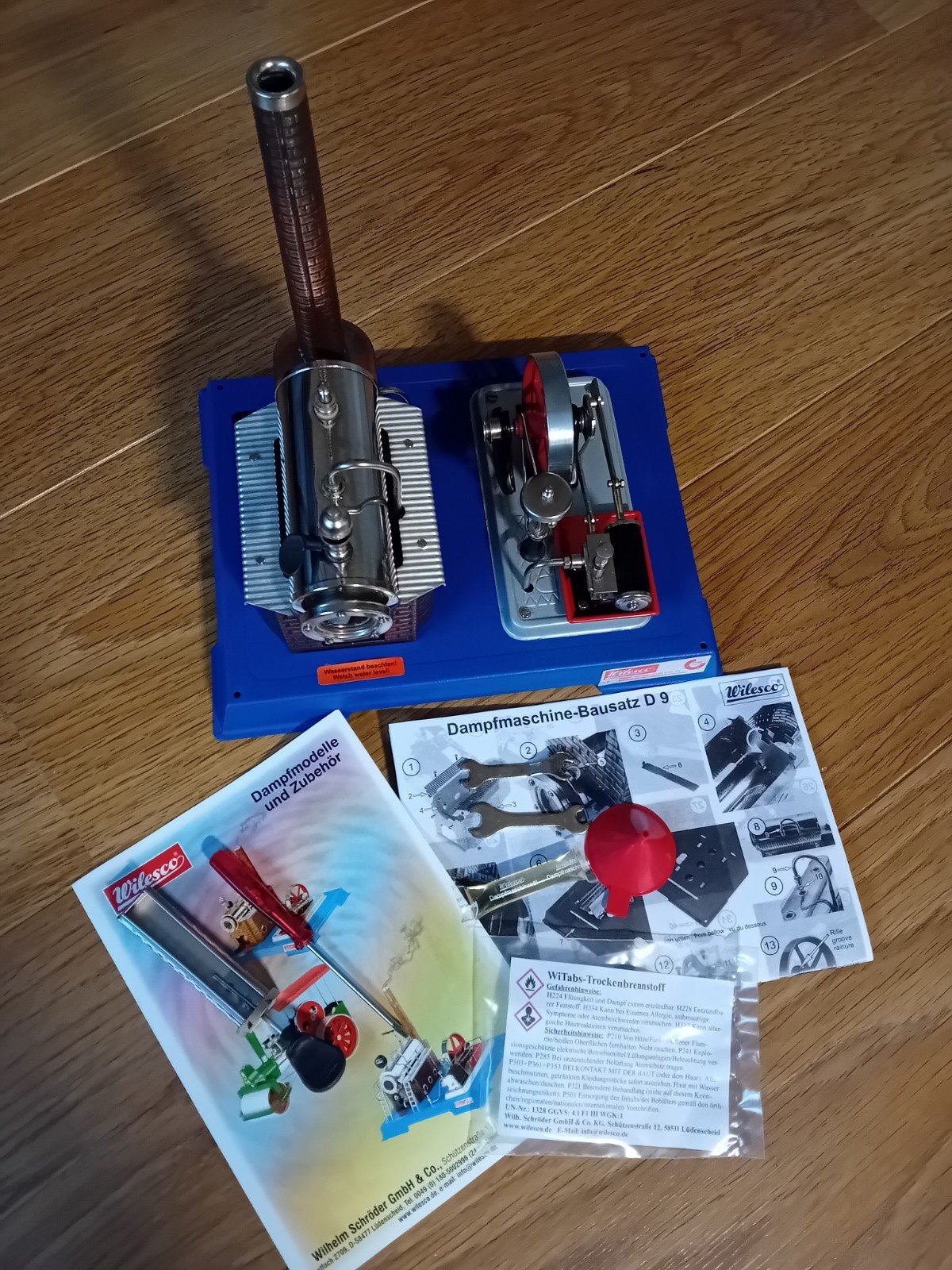 wilesco d9 stoommachine, Hobby en Vrije tijd, Ophalen of Verzenden, Groter dan 1:32