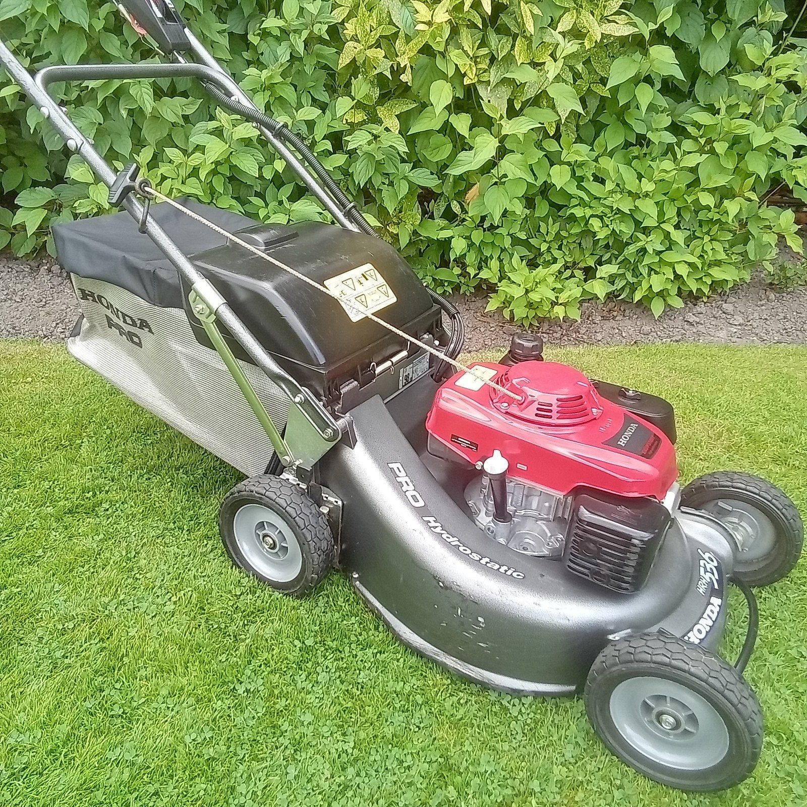 honda grasmaaier HRH 536 wielaandrijving benzine maaier, Tuin en Terras, Grasmaaiers, Ophalen, Cirkelmaaier, Honda, Gebruikt