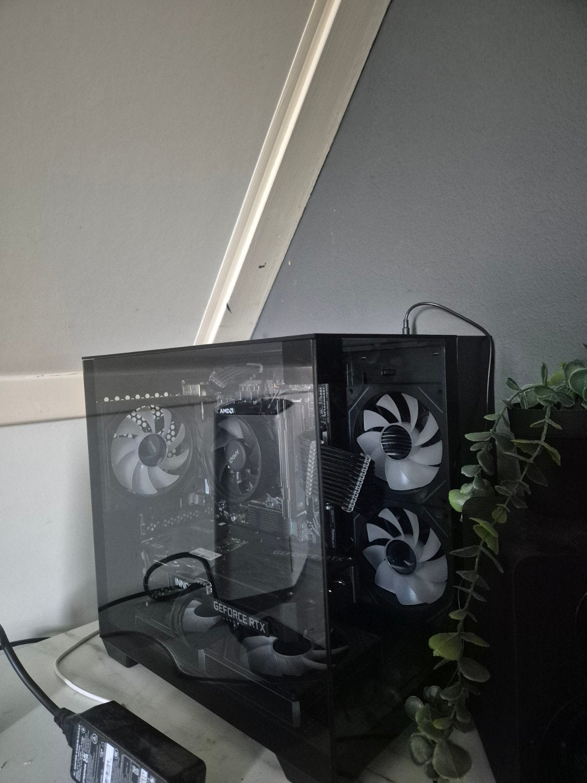 gaming pc rtx 3060ti r7 5700, Computers en Software, Ophalen, Gebruikt, Gaming, SSD