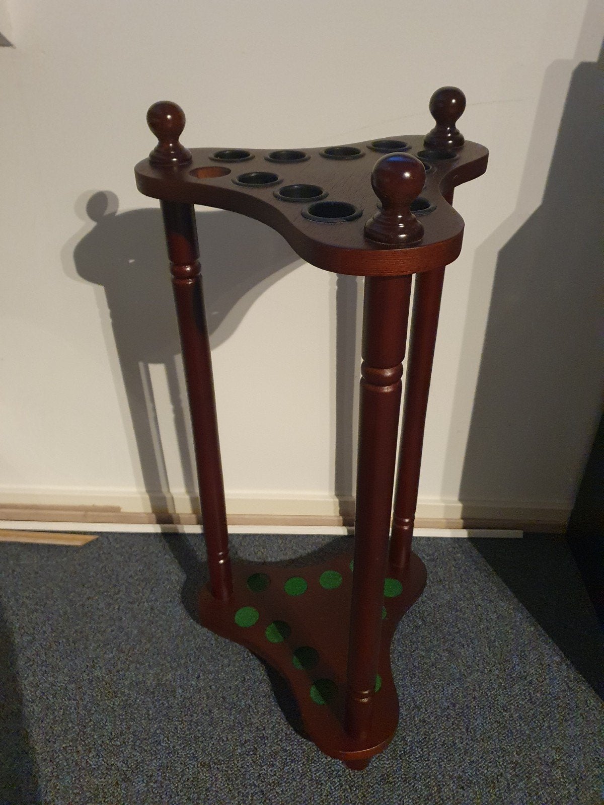 Mooie houten keurek voor biljart of pool, Ophalen of Verzenden, Gebruikt, Keu of Ballen