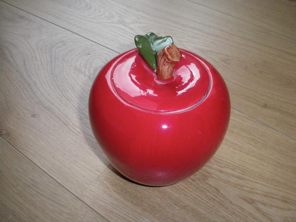 nieuw heel mooi fruit decoratie potje met deksel, Ophalen of Verzenden, Nieuw
