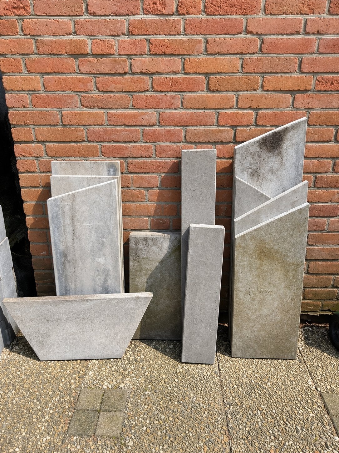 Hardsteen vijver rand, Tuin en Terras, Vijvers, Ophalen, Zo goed als nieuw
