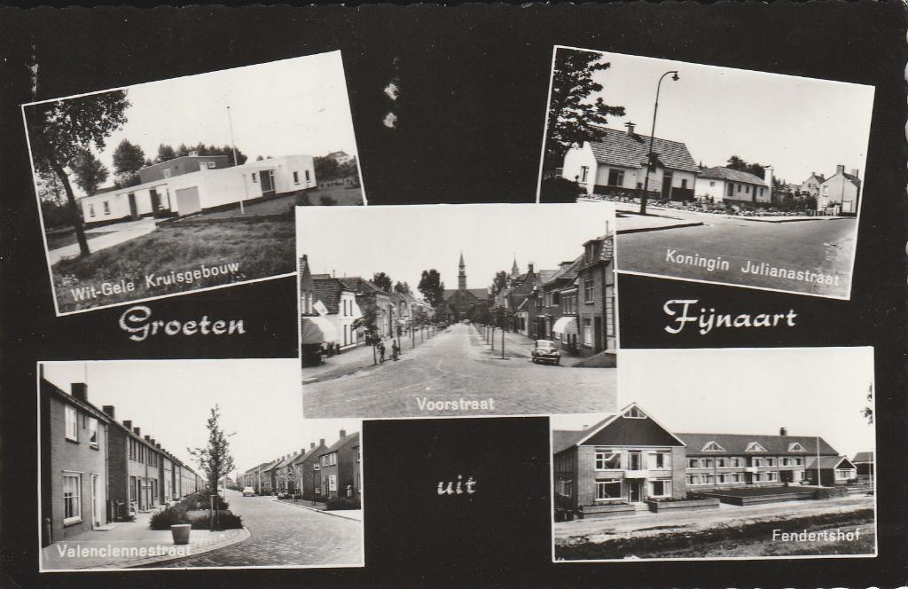Fijnaart, Ophalen of Verzenden, 1940 tot 1960, Gelopen, Noord-Brabant