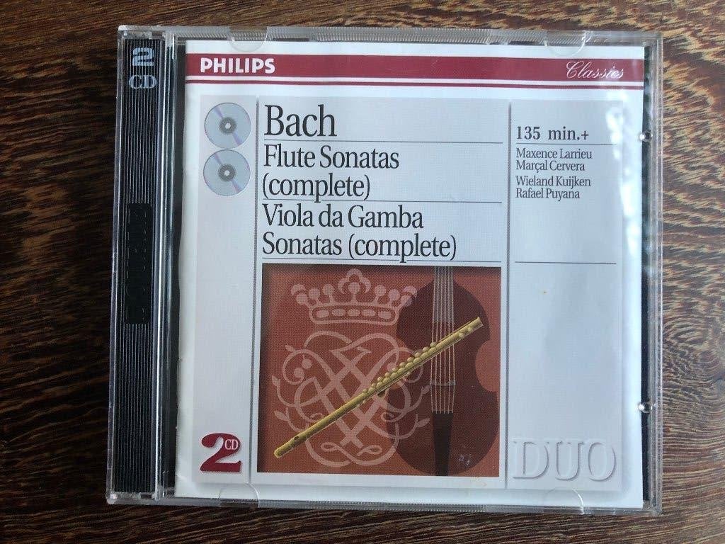 ( Bach - Complete Flute Sonatas, Viola da Gamba 2 CD, Ophalen of Verzenden, Barok, Zo goed als nieuw, Kamermuziek