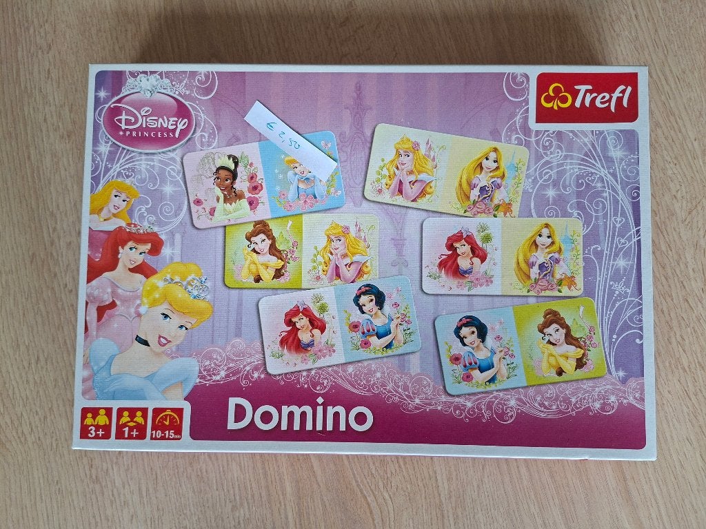 Disney prinses domino, Ophalen of Verzenden, Sneeuwwitje of Doornroosje, Zo goed als nieuw, Overige typen