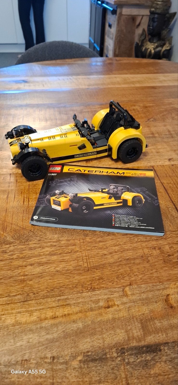 LEGO Creator Expert Caterham seven 620R  set 21307, Ophalen of Verzenden, Zo goed als nieuw, Compleet, Lego