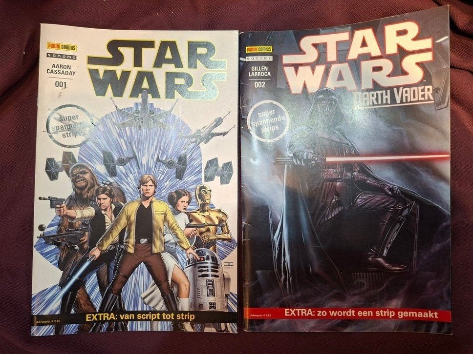 Star Wars Panini Comics Strips Deel 1 & 2, Meerdere stripboeken, Ophalen of Verzenden, Gelezen, Aaron, Cassaday, Gillen, Larroca