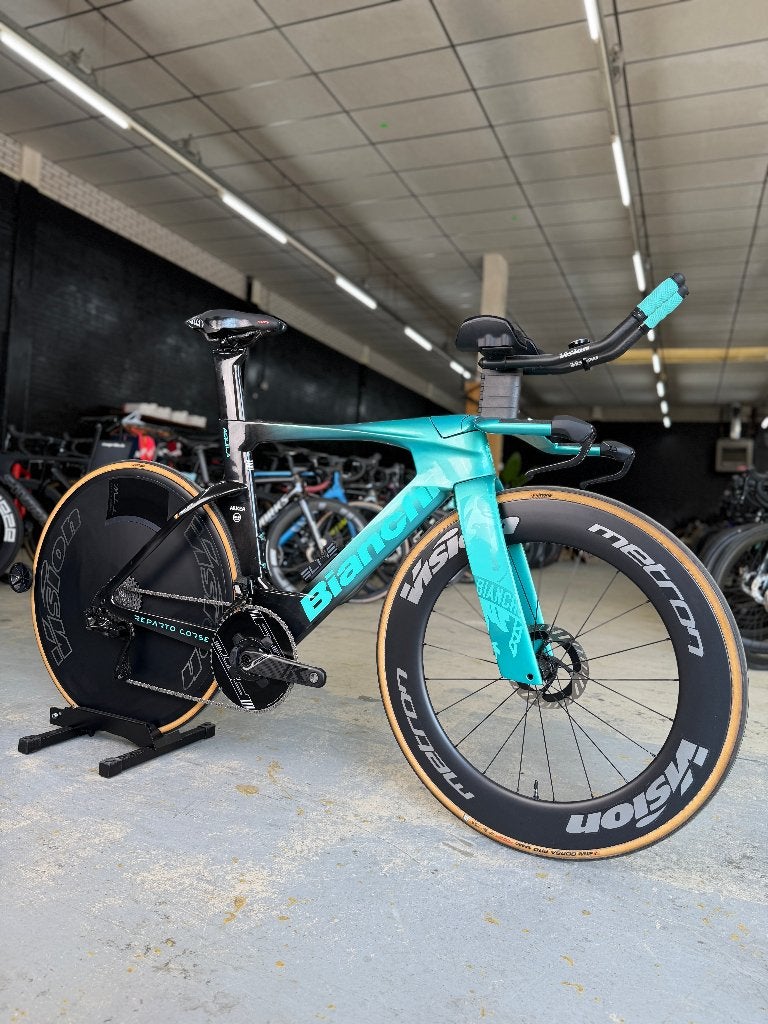 Bianchi Aquila RC Disc Dura Ace Di2 Carbon Racefiets, Ophalen, Zo goed als nieuw, Overige typen