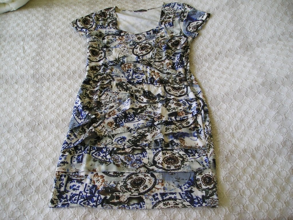 leuke jurk met kleurtjes Norah maat 40, Zo goed als nieuw, Knielengte, Norah, Ophalen