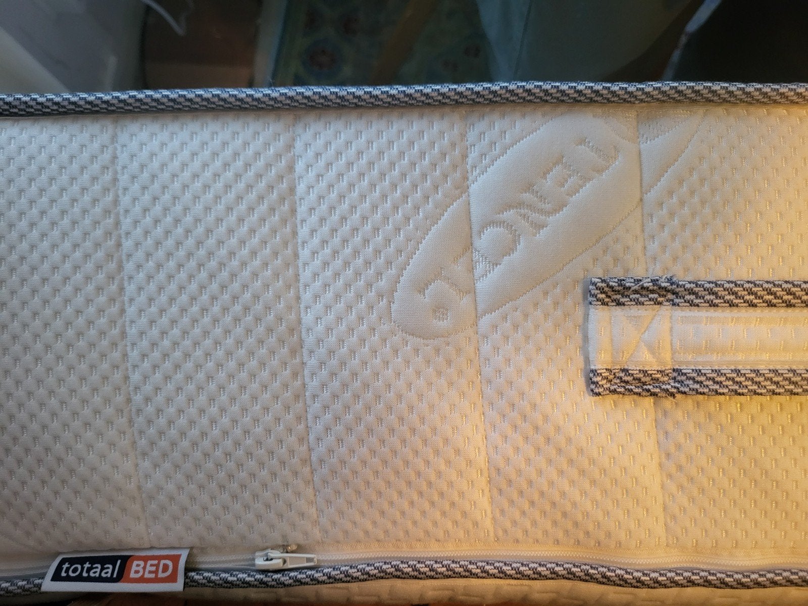 Totaalbed Matras Alpina Pocket stevig  Pulse Latex top, Ophalen, Eenpersoons, Zo goed als nieuw, 80 cm