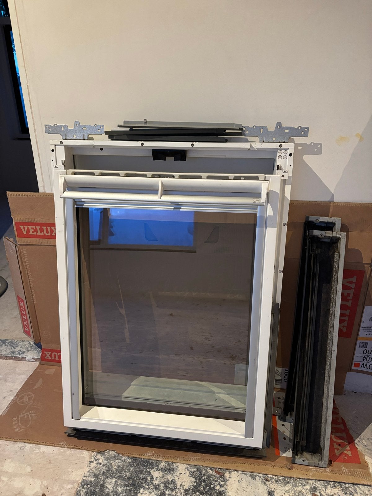 Kunststof Velux Dakraam MK04 78x98cm met kozijn, Ophalen, Minder dan 80 cm, 80 tot 120 cm, Zo goed als nieuw