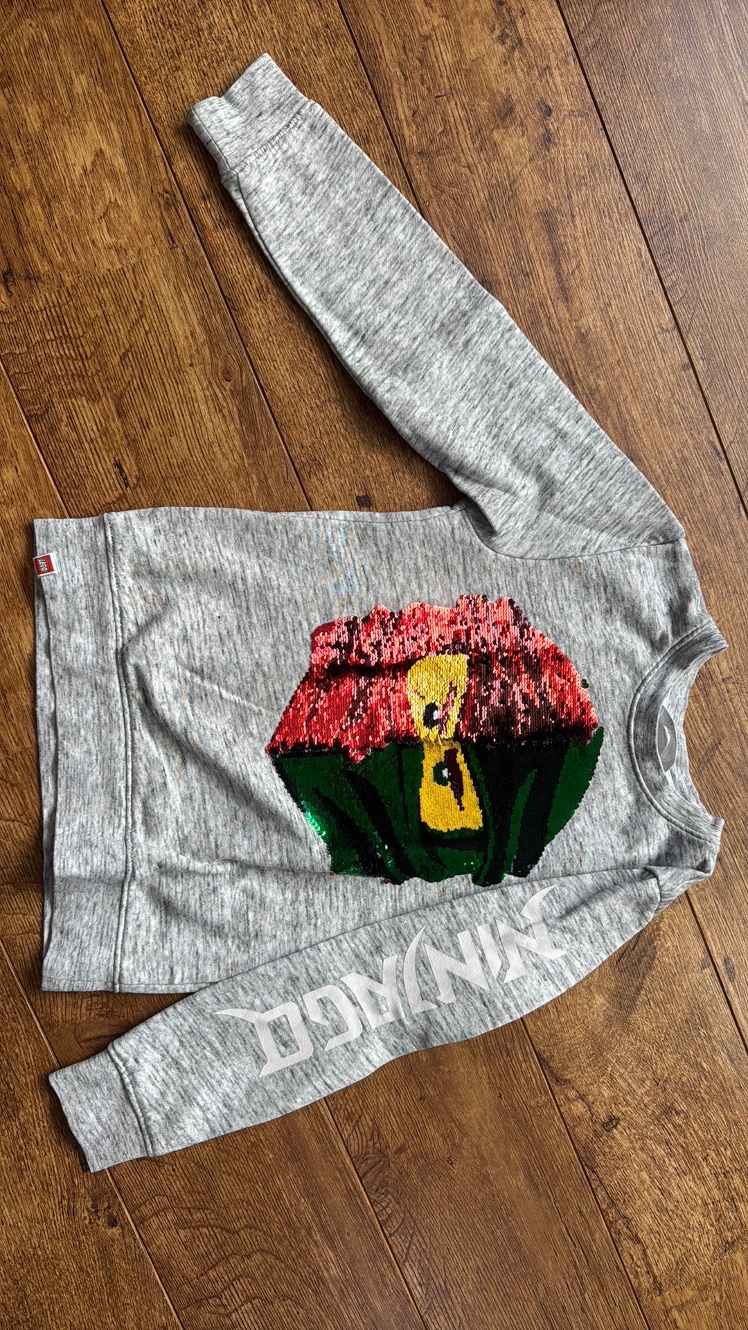 Lego Ninjago trui H&M 122/128, Ophalen of Verzenden, Zo goed als nieuw, Jongen, Trui of Vest