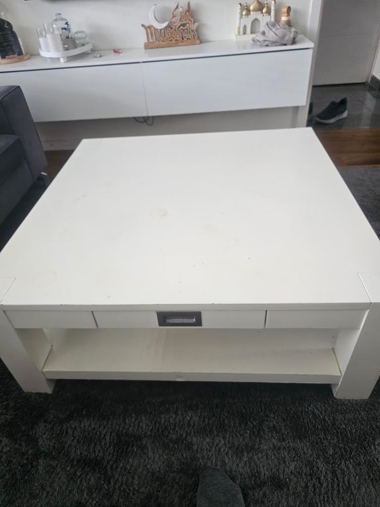 GRATIS salontafel, Gebruikt, 100 tot 150 cm, Minder dan 50 cm, Rechthoekig