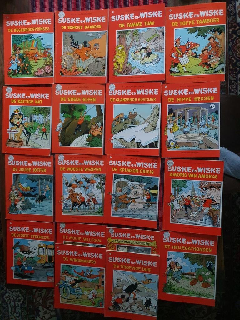 18x Suske en Wiske (allen 1e druk), Boeken, Stripboeken, Meerdere stripboeken, Ophalen of Verzenden, Gelezen