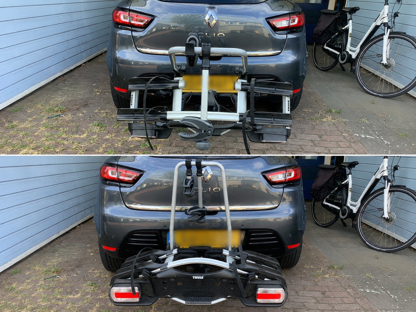 Thule EuroWay G2 921 fietsendrager, Auto diversen, Fietsendragers, Ophalen, Zo goed als nieuw, Trekhaakdrager