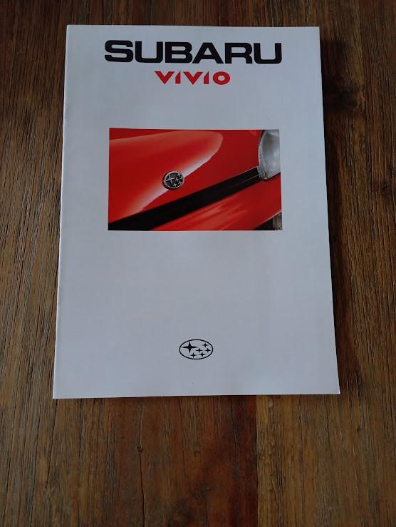 Subaru Vivio 12 pag., Verzenden, Zo goed als nieuw, Overige merken