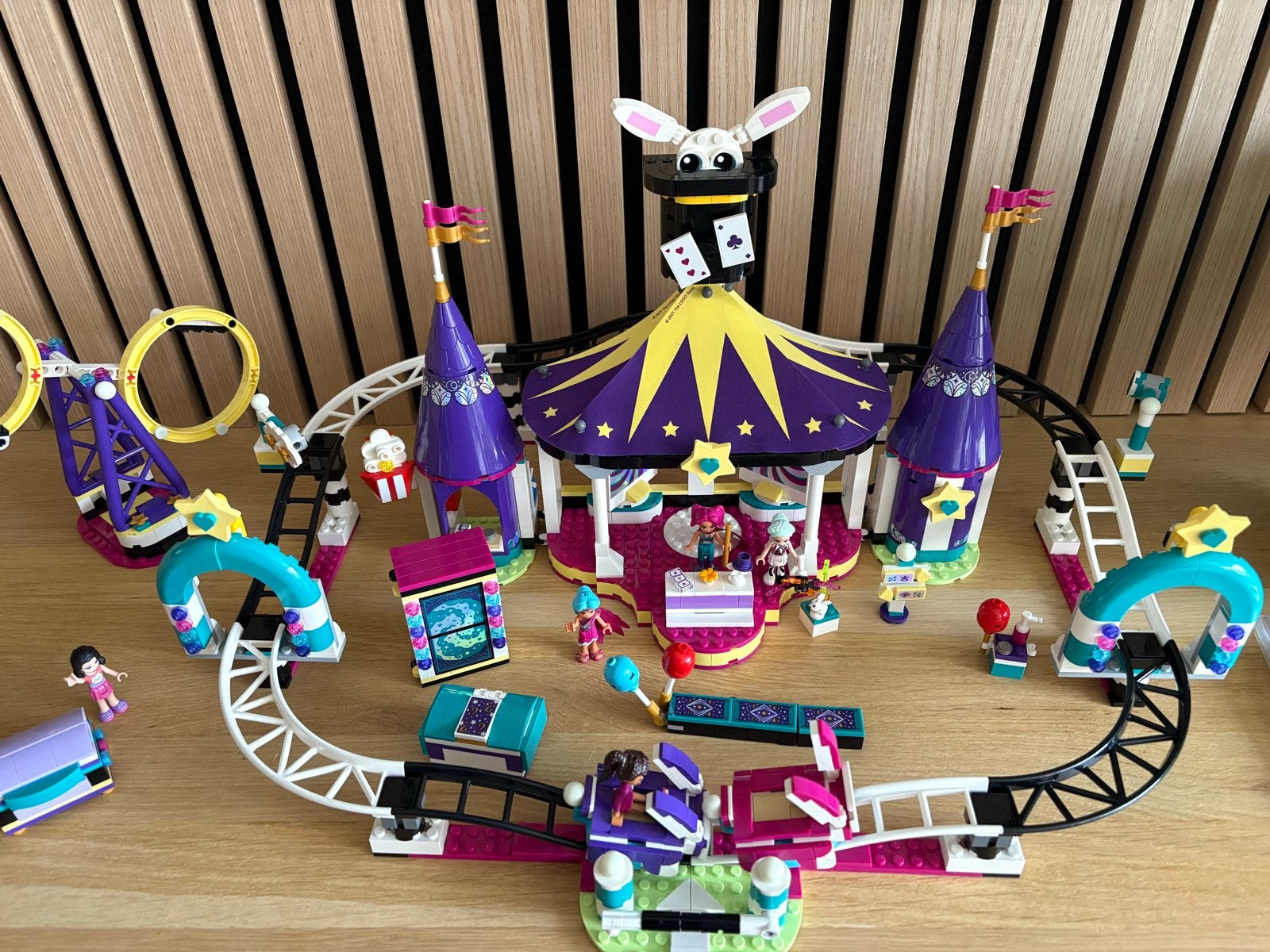 Lego Friends 41685 Magische Kermisachtbaan - Compleet, Lego, Friends, Ophalen of Verzenden, Zo goed als nieuw