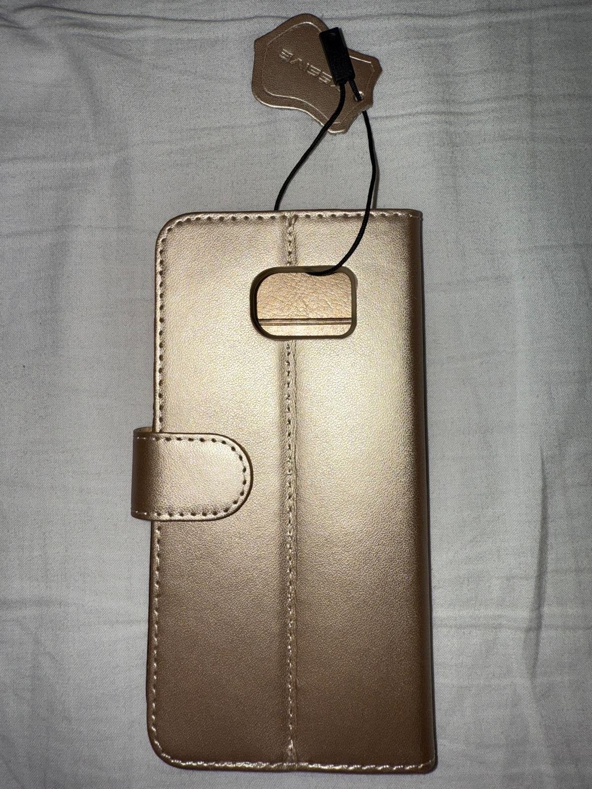 Nieuwe gouden flipcase voor smartphone - KEEVE XSSIVE, Ophalen of Verzenden, Nieuw, Flipcase