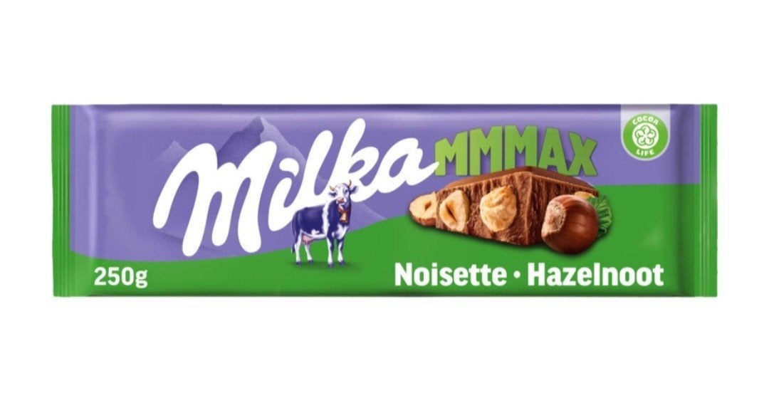 Milka hazelnoten chocolade grote repen, Ophalen