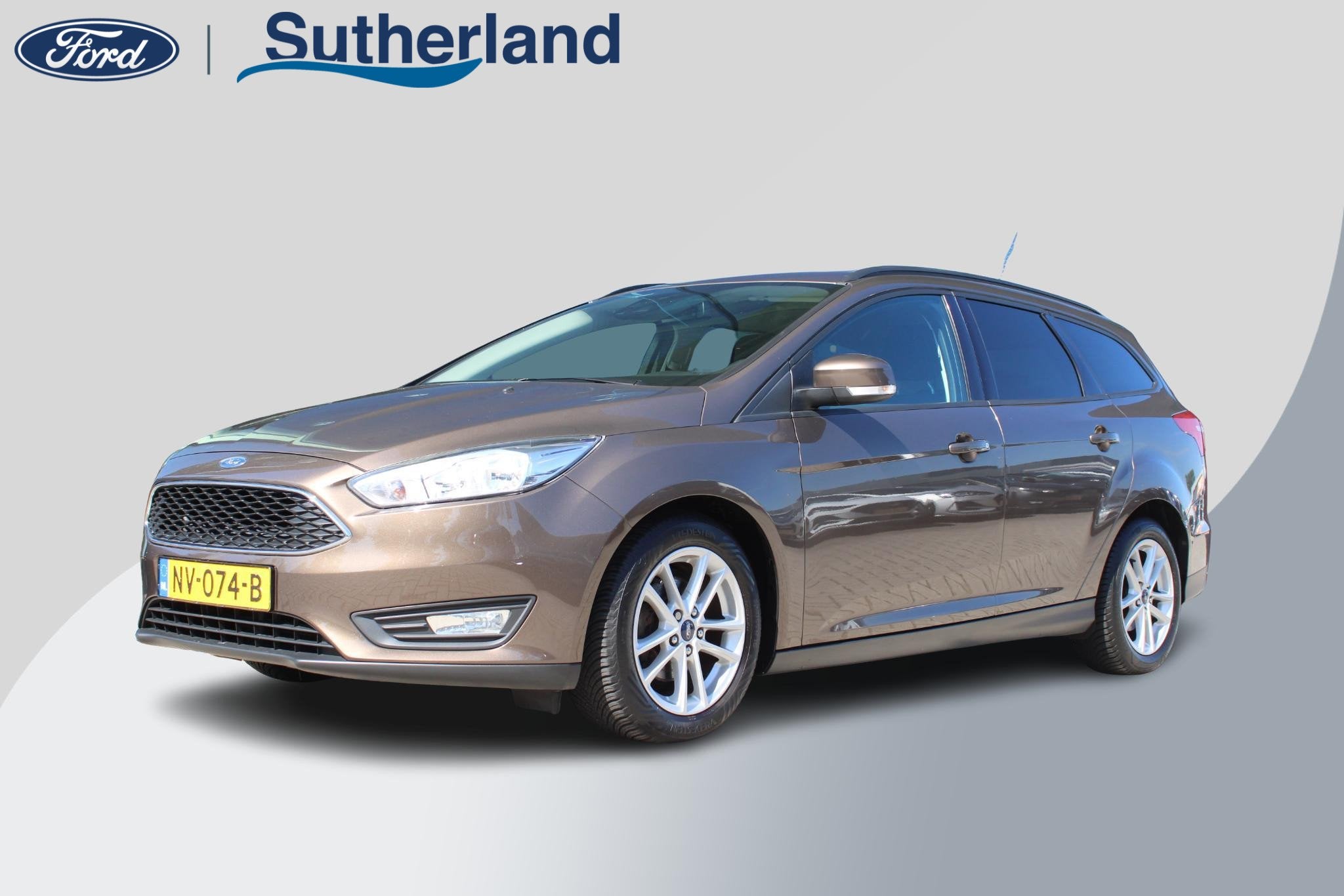 Ford Focus Wagon 1.0 EcoBoost 125 PK Trend Automaat | Trekha, Bruin, 1245 kg, 3 cilinders, Geïmporteerd