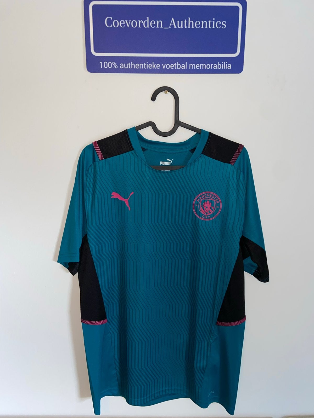 Man City Puma Trainingsshirt 2021/2022 Maat M Nieuwstaat, Kleding | Heren, Ophalen of Verzenden, Zo goed als nieuw, Voetbal, Meerkleurig